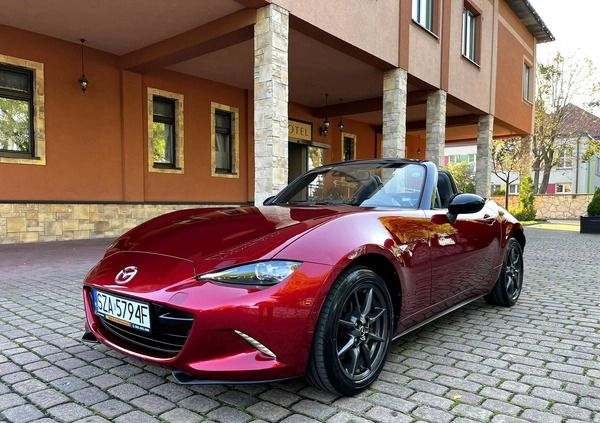 Mazda MX-5 cena 69000 przebieg: 150000, rok produkcji 2018 z Zawiercie małe 631